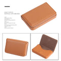 Pu Leather Business Card Case Pocket Wallet With Magnetic