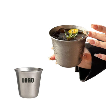 12 Oz. Stainless Steel Rolled Rim Cup