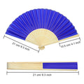 Custom Handheld Bamboo Cloth Foldable Fan