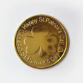 Shamrock Shaped Metal Coin For St. Patrick's Day Party Gift