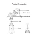 5 Oz Silicone Hand Pump For Breastfeeding