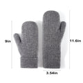 Women'S Winter Outdoor Mittens Thickened Fleece