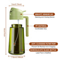 16 oz 2-in-1 Glass Oil Dispenser (Spray & Pour)