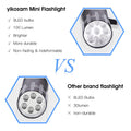 Flashlights 9 LED Mini Aluminum Flashlight Bulk with Lanyard