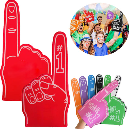 18 Inch Number 1 Finger Color Cheerleading Foam Hand