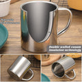 Stainless Steel Coffee Mug with Handle