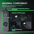 10W 3 in 1 Wireless Charging RGB Gaming Mouse Pad