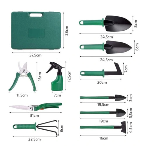 10 Pieces Garden Tool Set