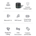Compact Wireless Mini Bluetooth Speaker With Bass Hd Audio