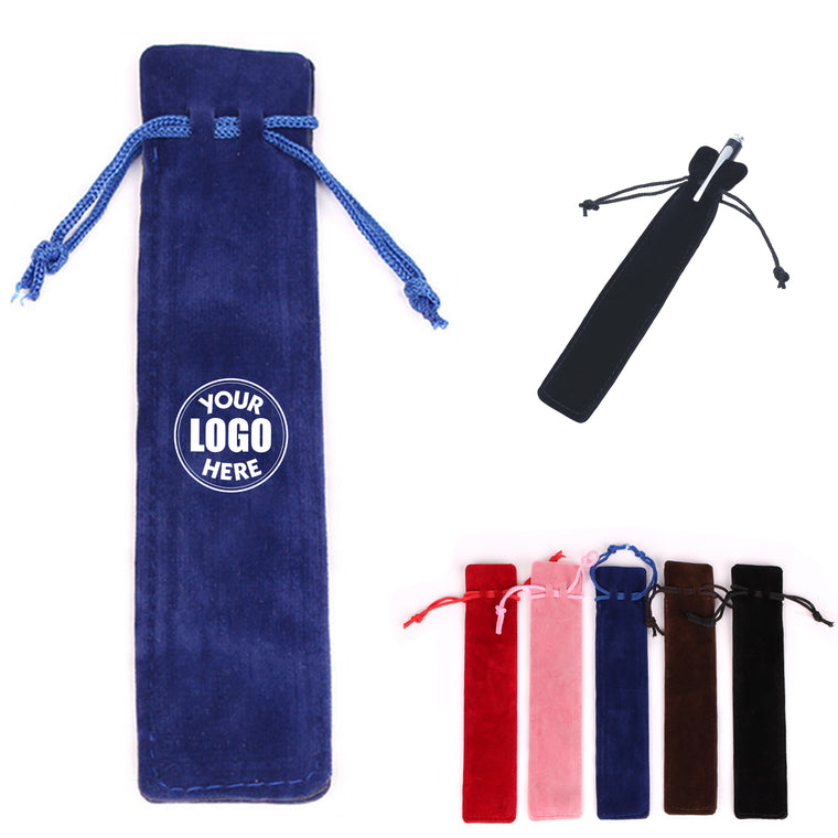 Velvet Drawstring Pen Pouch
