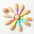 12-Piece Wooden Toddler Bowling Toy Set