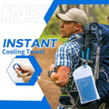 Microfiber Carabiner Individually Wrapped Cooling Towel