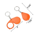 Folding Magnifying Glass With Keychain 10X