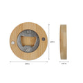 Bamboo Magnet Beer Bottle Opener