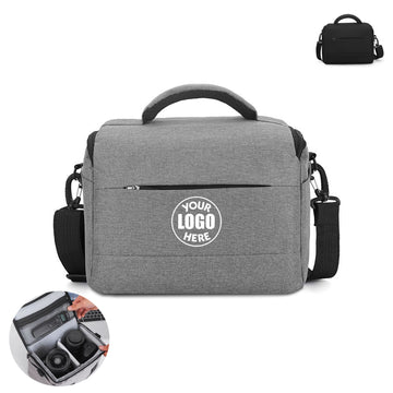 Portable Gray Camera Bag Handheld Shoulder Carry Case
