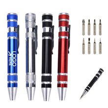 8 In 1 Pocket Aluminum Screwdriver Kit