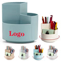 Desk 3 Slots 360-Degree Spinning Pencil Pen Holder
