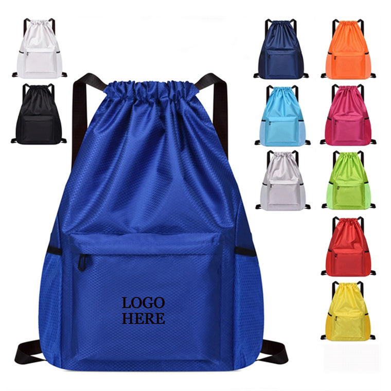 Waterproof Drawstring Gym Backpack Bag