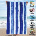 Oversized Soft Quick Dry Beach Towel With Stylish Print
