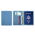 Pu Leather Multi-Pocket Passport Case