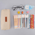 Small Capacity Cotton Linen Pen Bag