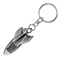 Creative Rocket-Shaped Anti-Static Keychain