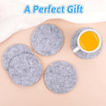Round Absorbent Felt Cup Coaster