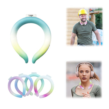 Eco-Friendly Wearable Neck Cooling Tube Freeze At 82.4 Fahrenheit