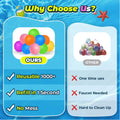 6 Self-Sealing Reusable Water Balloons Set with Bag