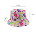 Flat Top Bucket Hat With Short Brim