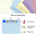 Silicone Painting Art Craft Mat With Raised Edges