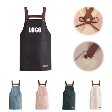 Kitchen Apron With Shoulder Straps
