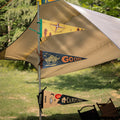 Felt Triangle Camp Flags