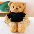 12" Plush Teddy Bear W/Choice Of T-Shirt Color