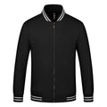 Solid Color Baseball Jacket