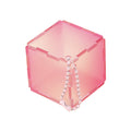 Transparent Acrylic Square Keychain Cube Pendant