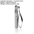 Mini Stainless Steel LED Flashlight Pen