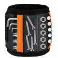 5-Row Magnetic Tool Wristband 15 Strong Magnets & 2 Pockets