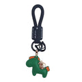 Horse Shape Leather Keychain Lanyard / Western Cowboys Gift