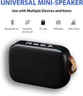 Fabric Bluetooth Speaker with Card Slot