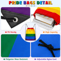 Rainbow Drawstring Backpack