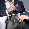 Slim Wallet RFID Blocking Carbon Fiber Texture