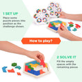 Wooden Hexagon Puzzle