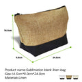 Cotton-Linen Cosmetic Bag