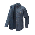 Retro Western Plaid Flannel Lapel Jacket