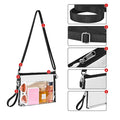 Clear Crossbody Cosmetic Bag