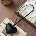 PU Leather Heart-Shaped Pendant