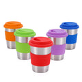 Stainless Steel Cups with Heat-insulated Sleeves