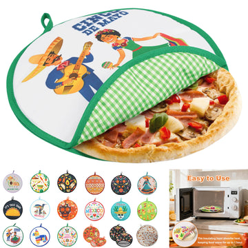 12 Inch Round Insulated & Microwavable Tortilla Warmer Pouch