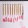 12-Piece Non-Stick Silicone Kitchen Set With Wooden Handles